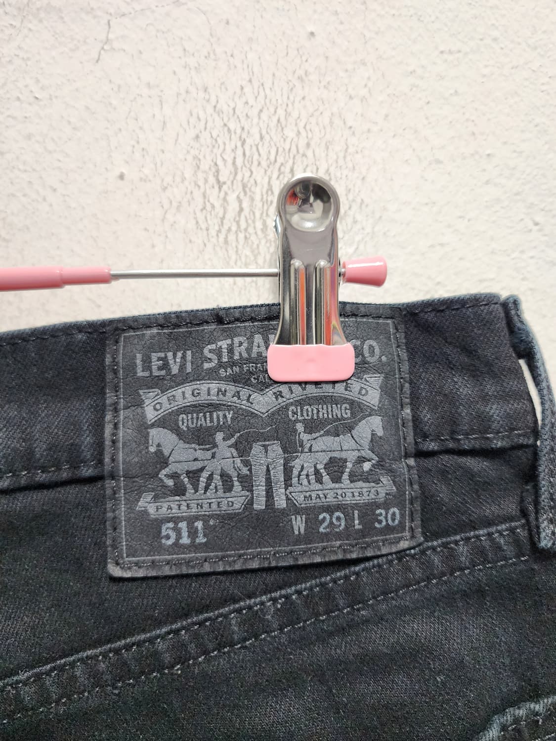 리바이스 511 블랙 데님  상품이미지3