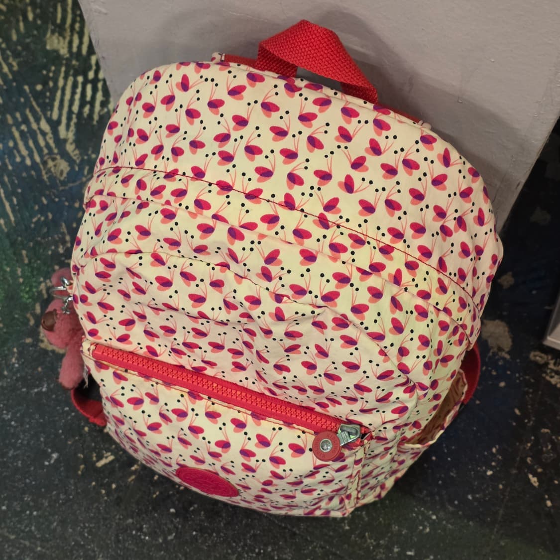 키플링 플라워 패턴 백팩 상품이미지9