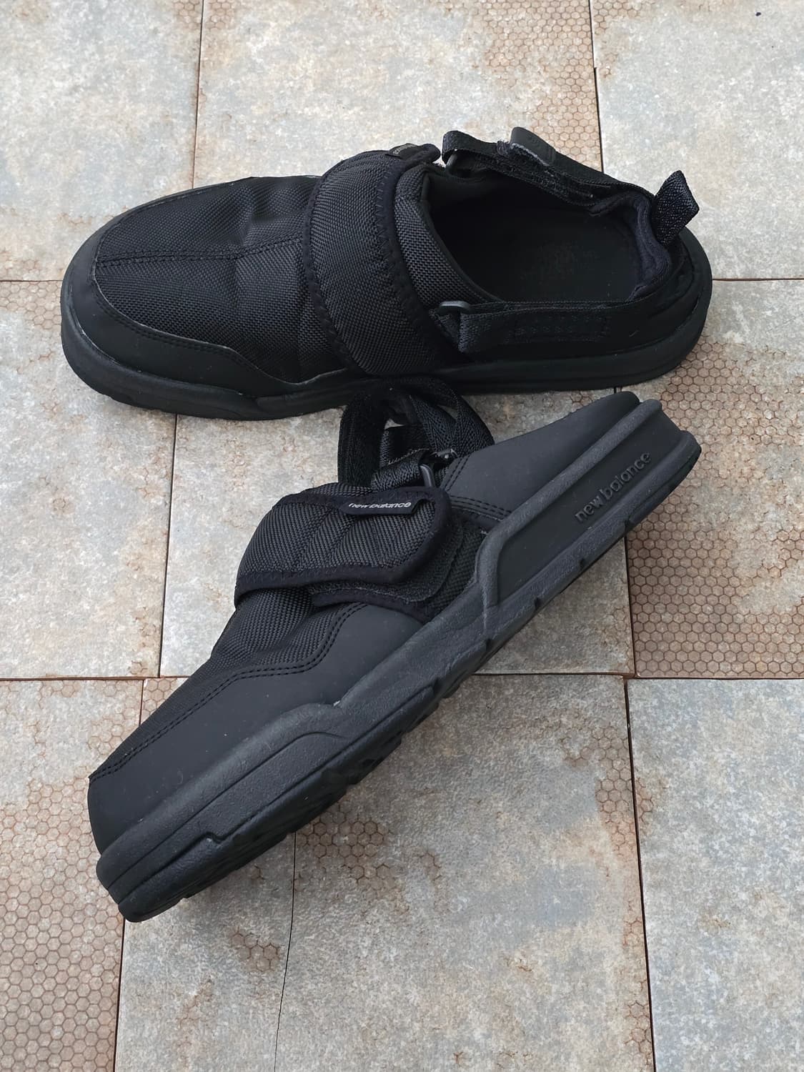 (270)뉴발란스 crv 뮬 블랙 샌들 상품이미지3