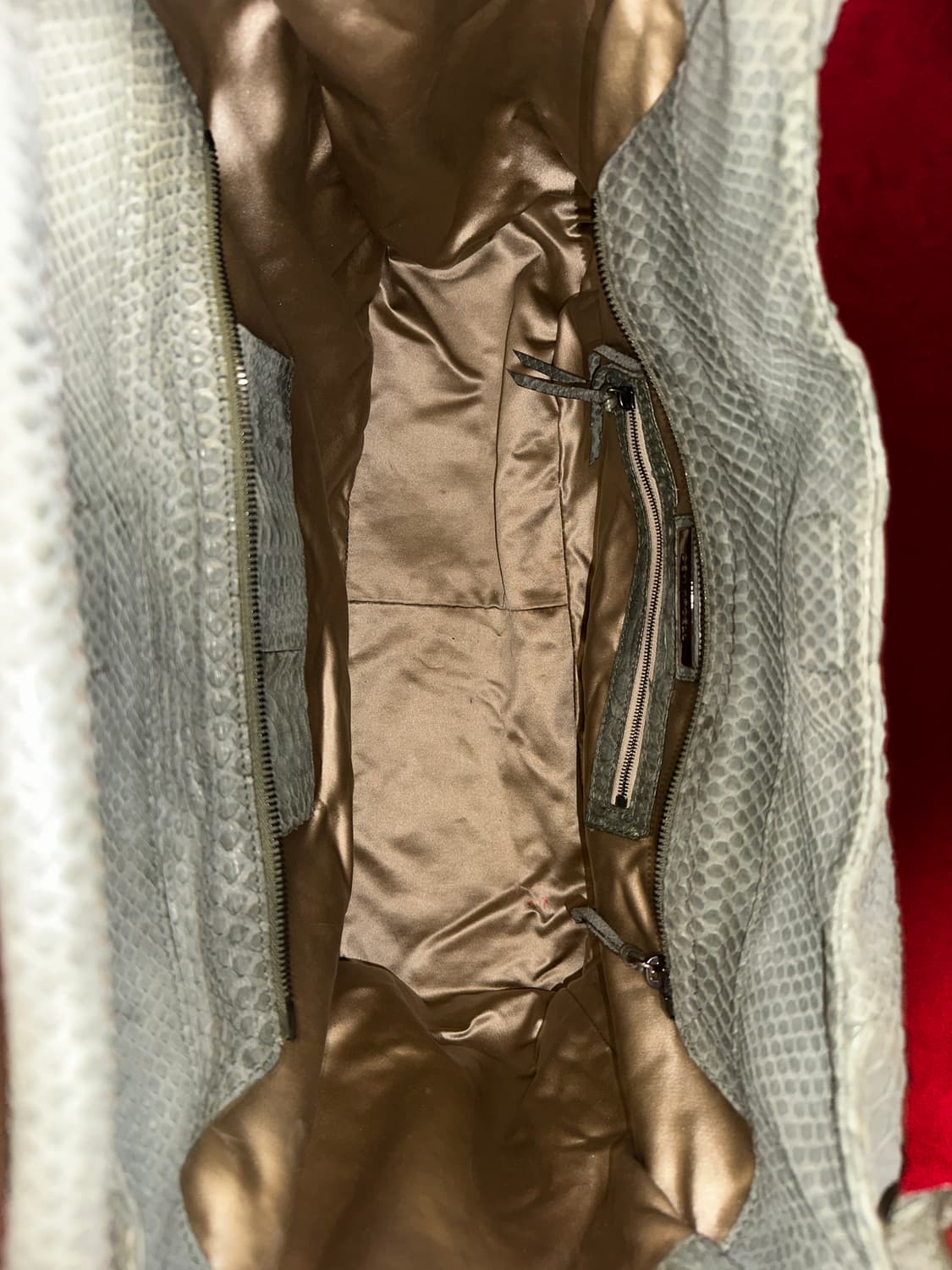 셀라돈 리얼 파이톤 스킨 호보백 상품이미지7