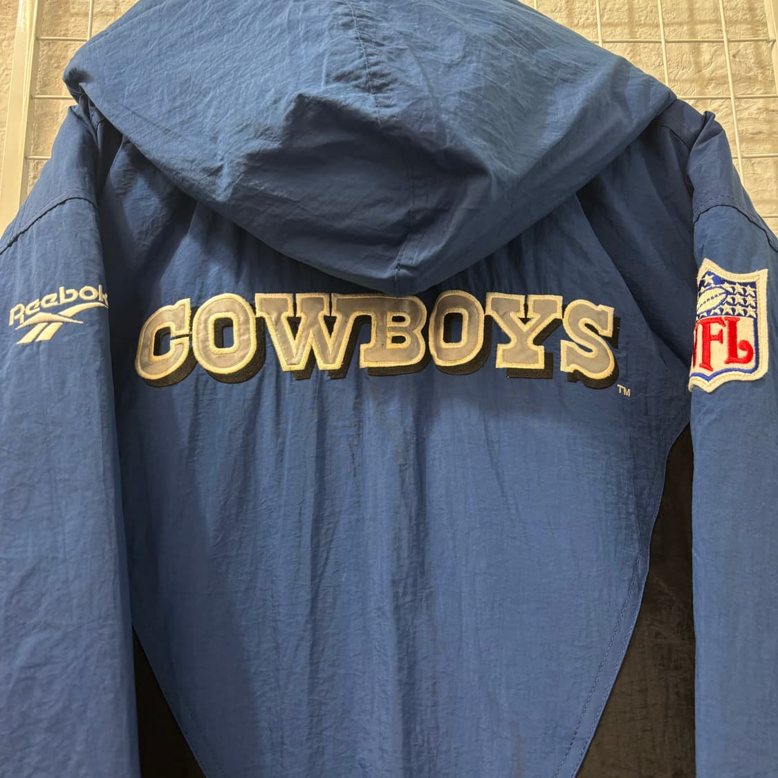 NFL X 리복 90s 올드스쿨 댈러스 카우보이스 패딩 자켓 XL 상품이미지7