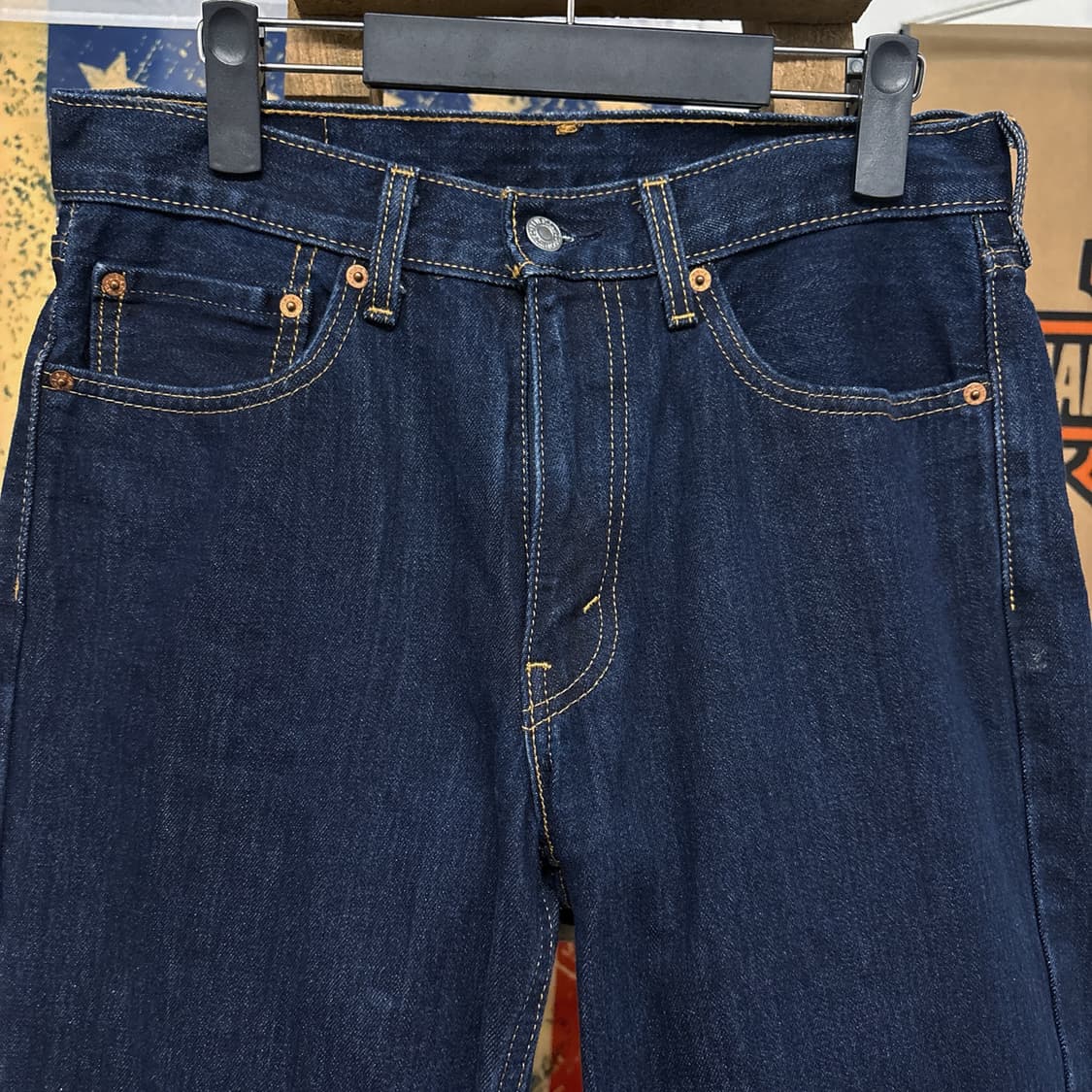 현행 리바이스 550 릴렉스드핏 진청 데님팬츠 N585 상품이미지3