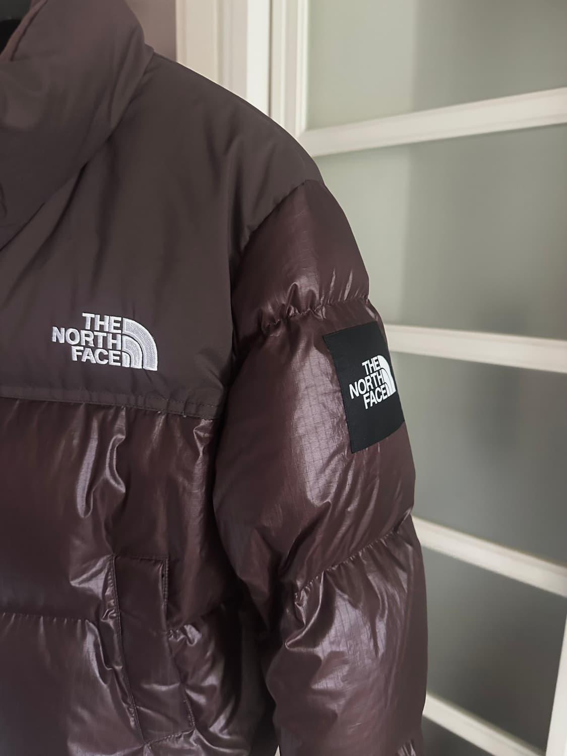 노스페이스 화이트 라벨 노벨티 눕시 RDS 다운 자켓 코코아 브라운 M 상품이미지4