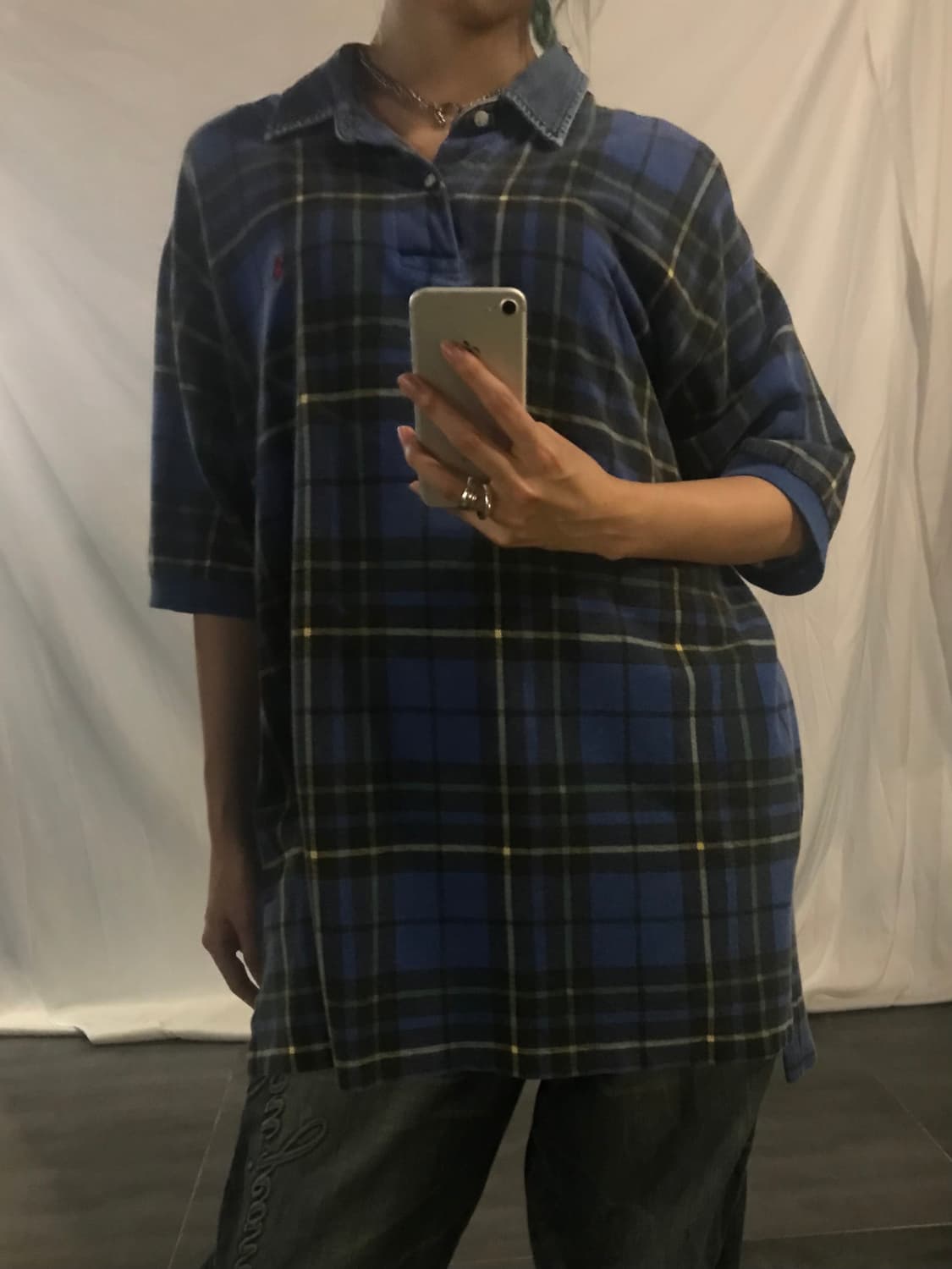 Polo Ralph Lauren blue Check Shirt 상품이미지1