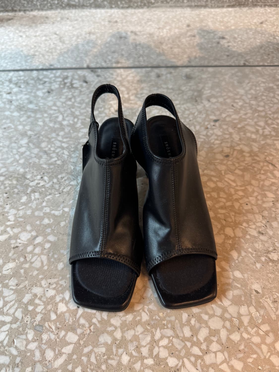 SHOEMARU black square sandals 상품이미지2