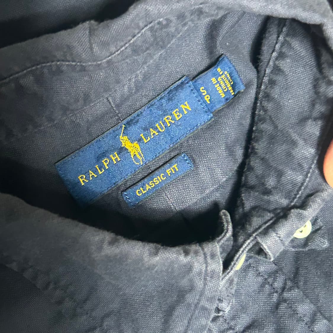 S 폴로랄프로렌 클래식핏 네이비 셔츠 상품이미지4