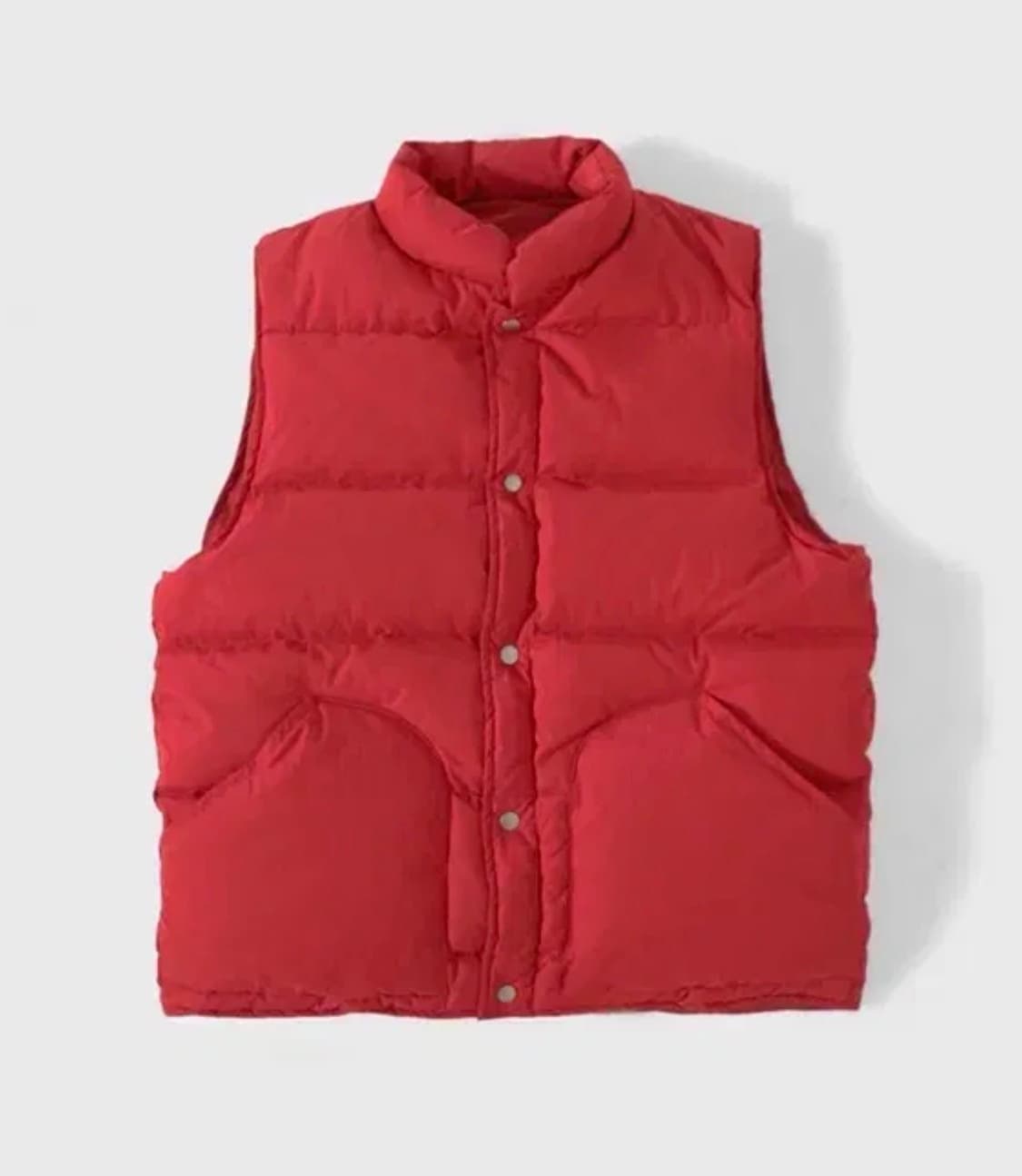 굿니스 (Goodnies) 패딩조끼 XL, 레드 다운베스트 마티맥플라이 상품이미지1