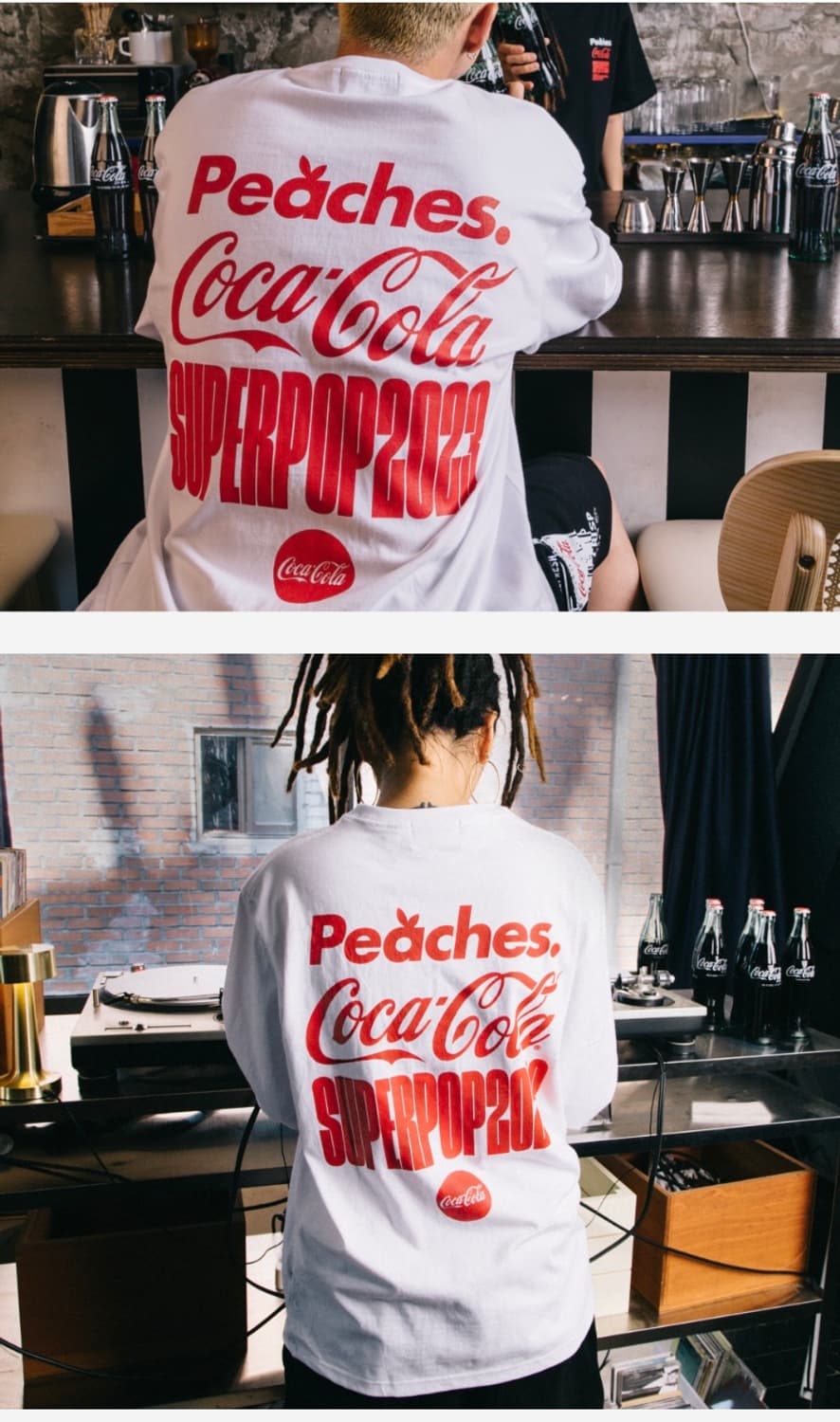 Peaches Coca cola 슈퍼팝 긴팔 상품이미지4