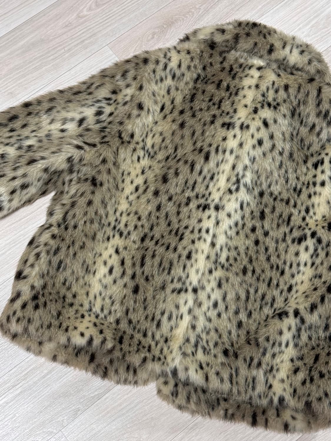 레오파드 퍼 자켓 상품이미지3