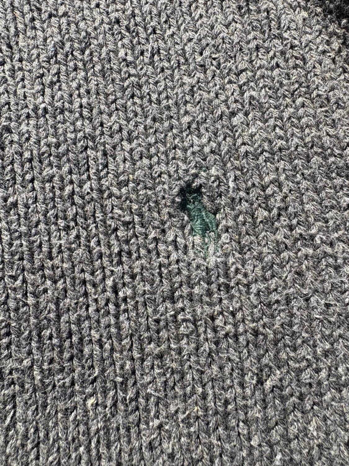 90s 폴로 니트 차콜 상품이미지3