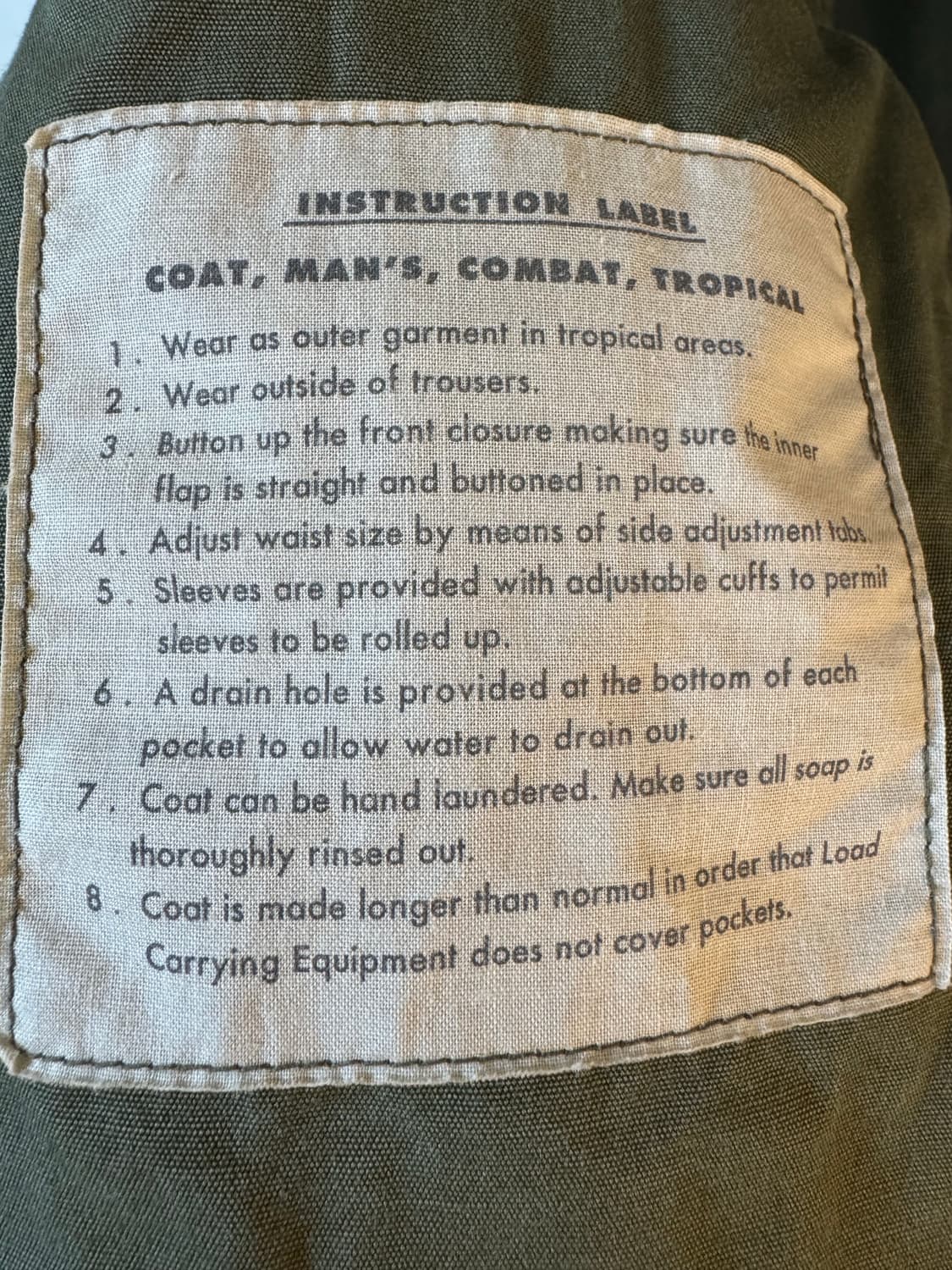 [M]버즈릭슨 정글 퍼티그 자켓 상품이미지6