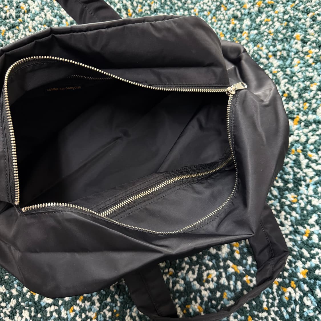 꼼데가르송 나일론 보스턴 토트백 라지  블랙 상품이미지4