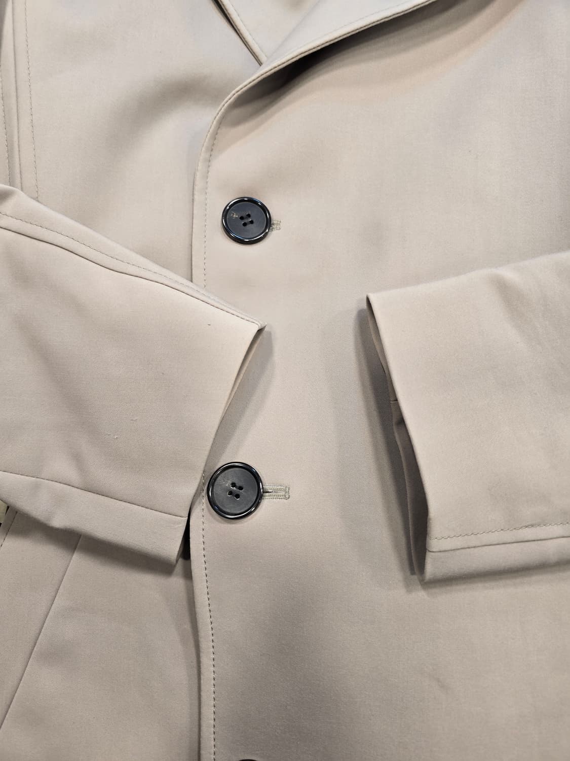 한섬 시스템 베이지색 남성 코트 95~100 상품이미지6