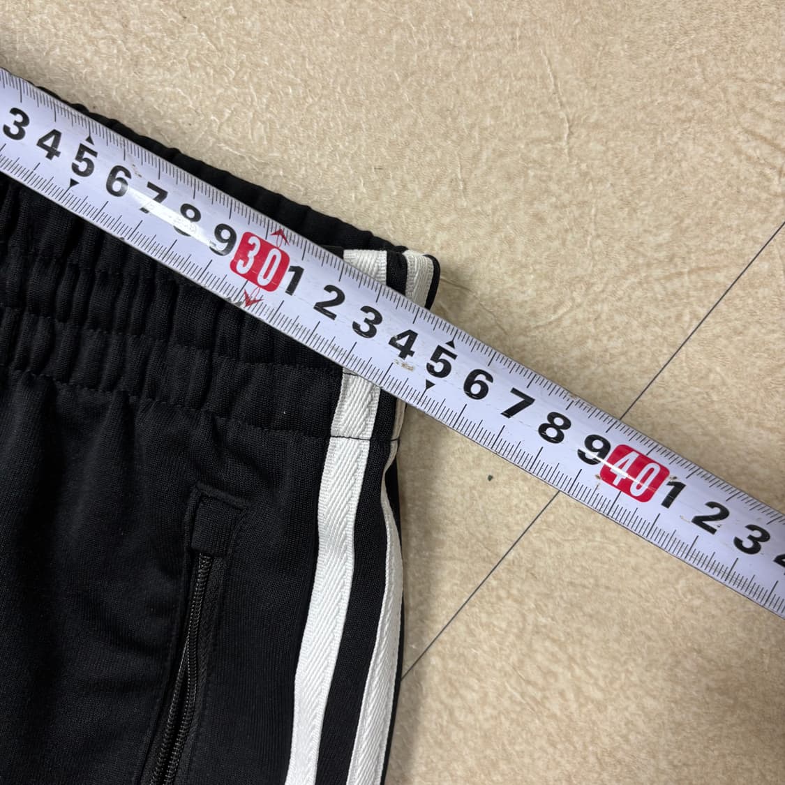 아디다스 트레포일 블랙 삼선 트레이닝 팬츠 상품이미지5
