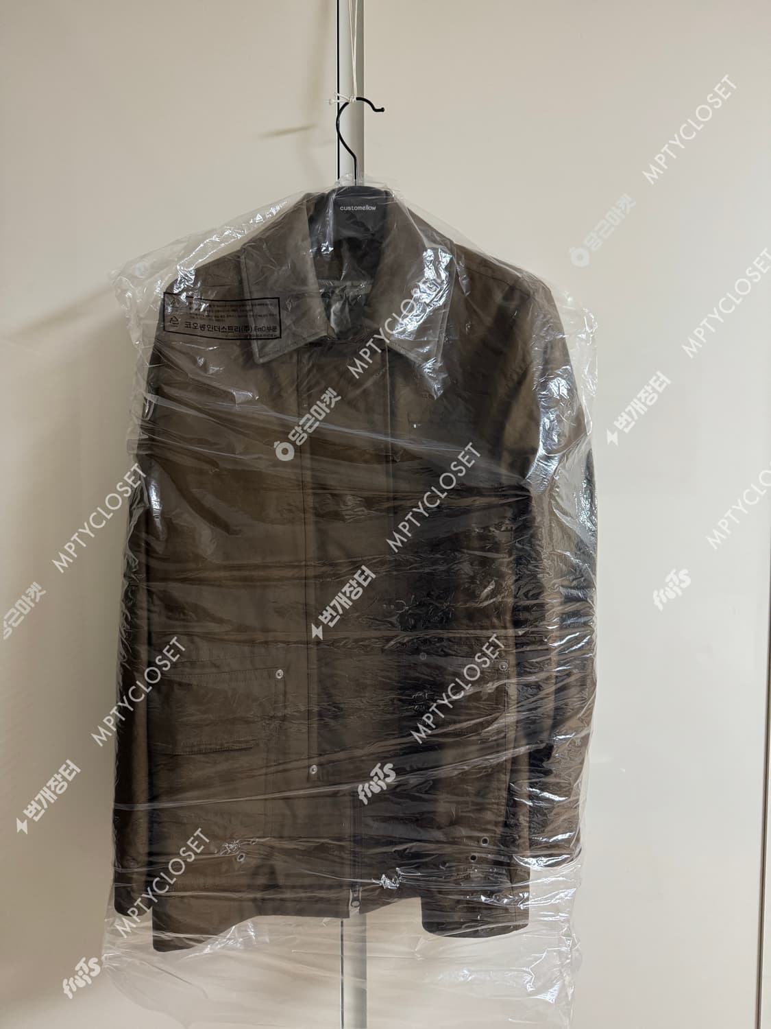 [M 새제품] 커스텀멜로우 25fw 브라운 밀러레인 파이어맨 자켓 상품이미지7