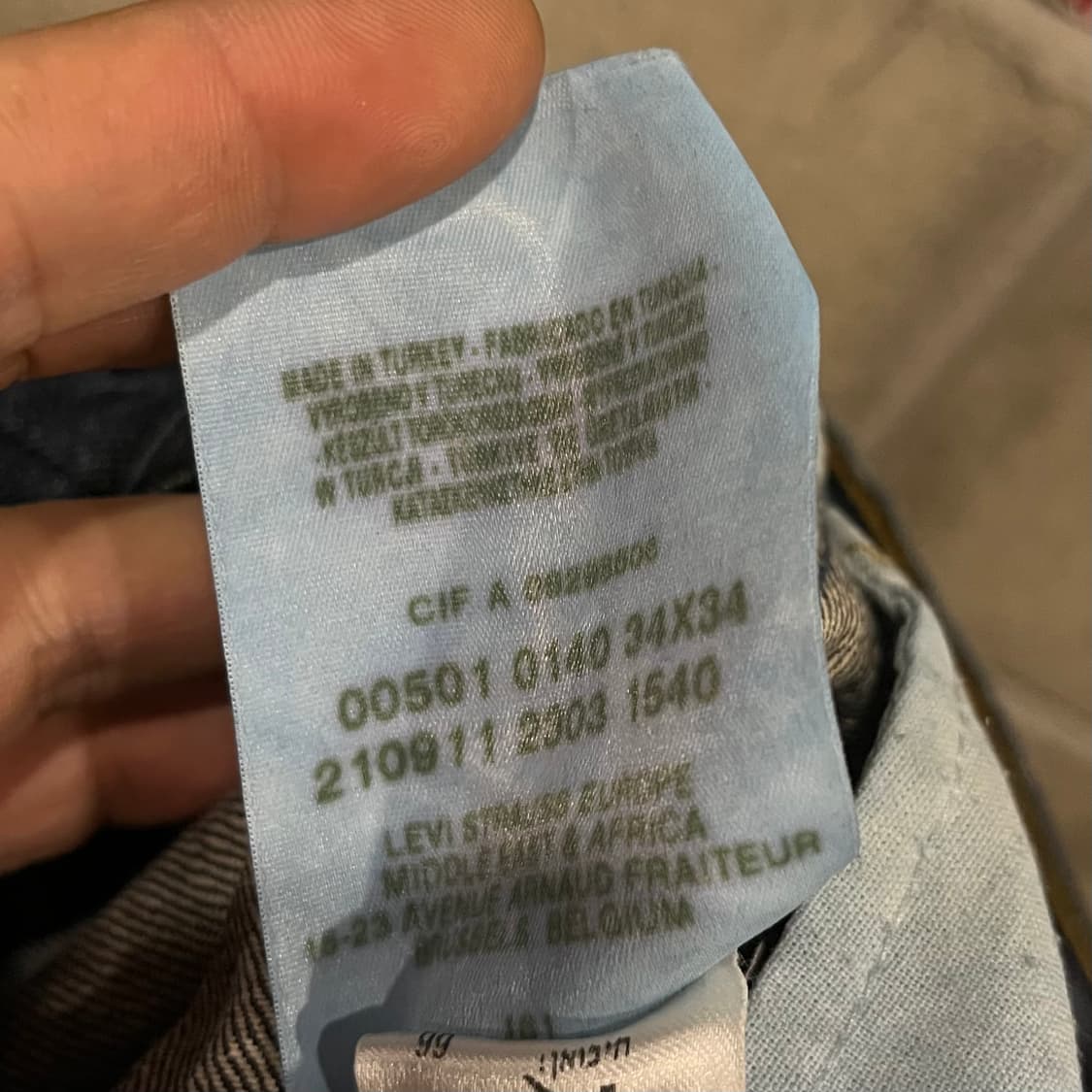 Levis501 워싱진 (32“) 상품이미지6