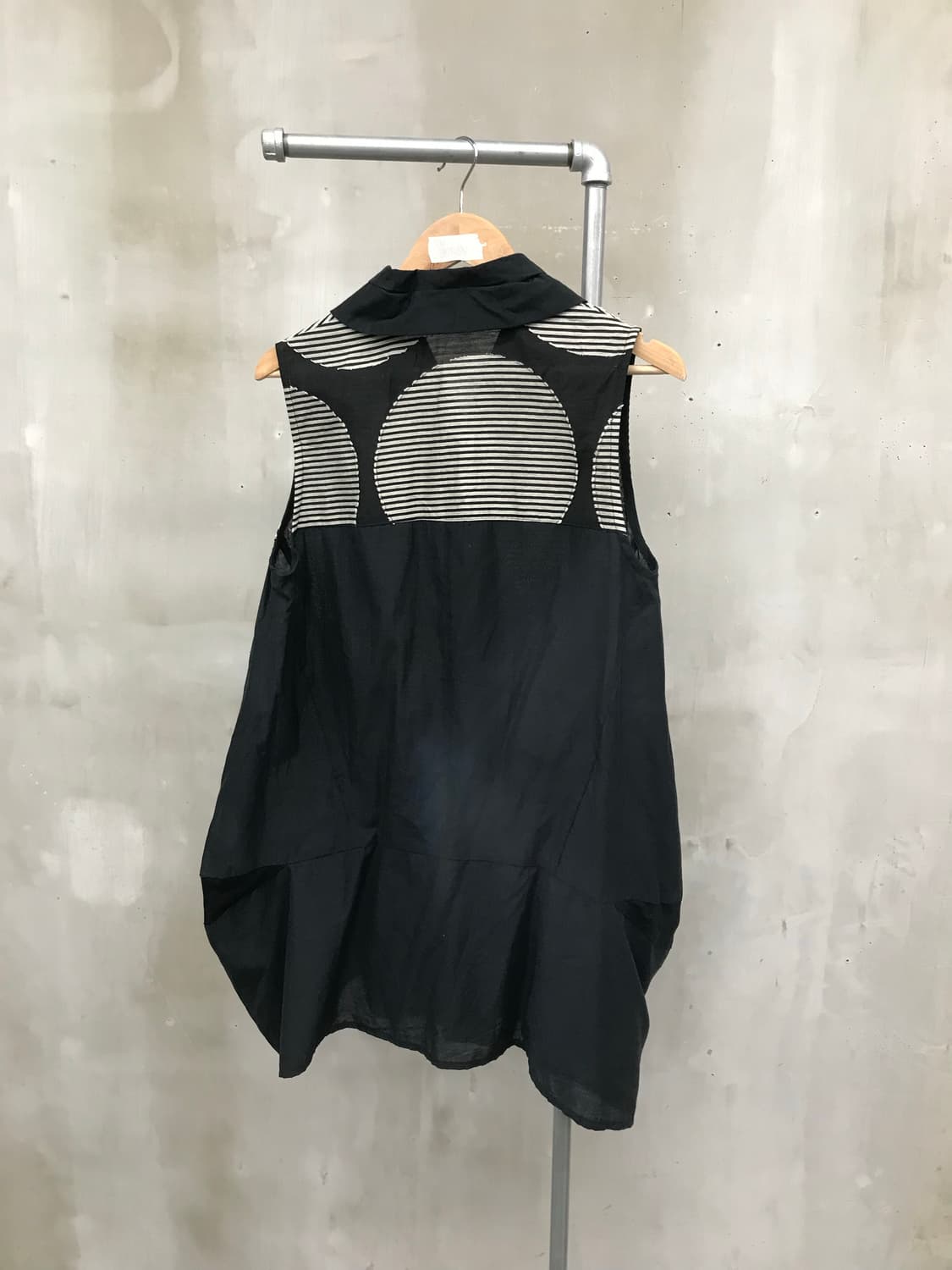 Patterned ballon long vest 상품이미지9