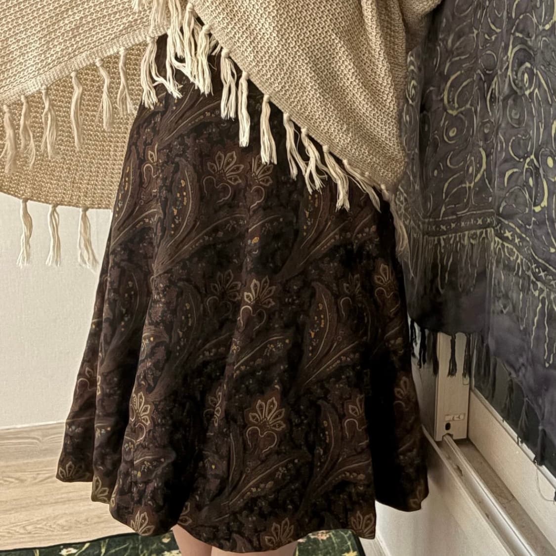 Vintage 에스닉 오리엔탈 미디 스커트 상품이미지2