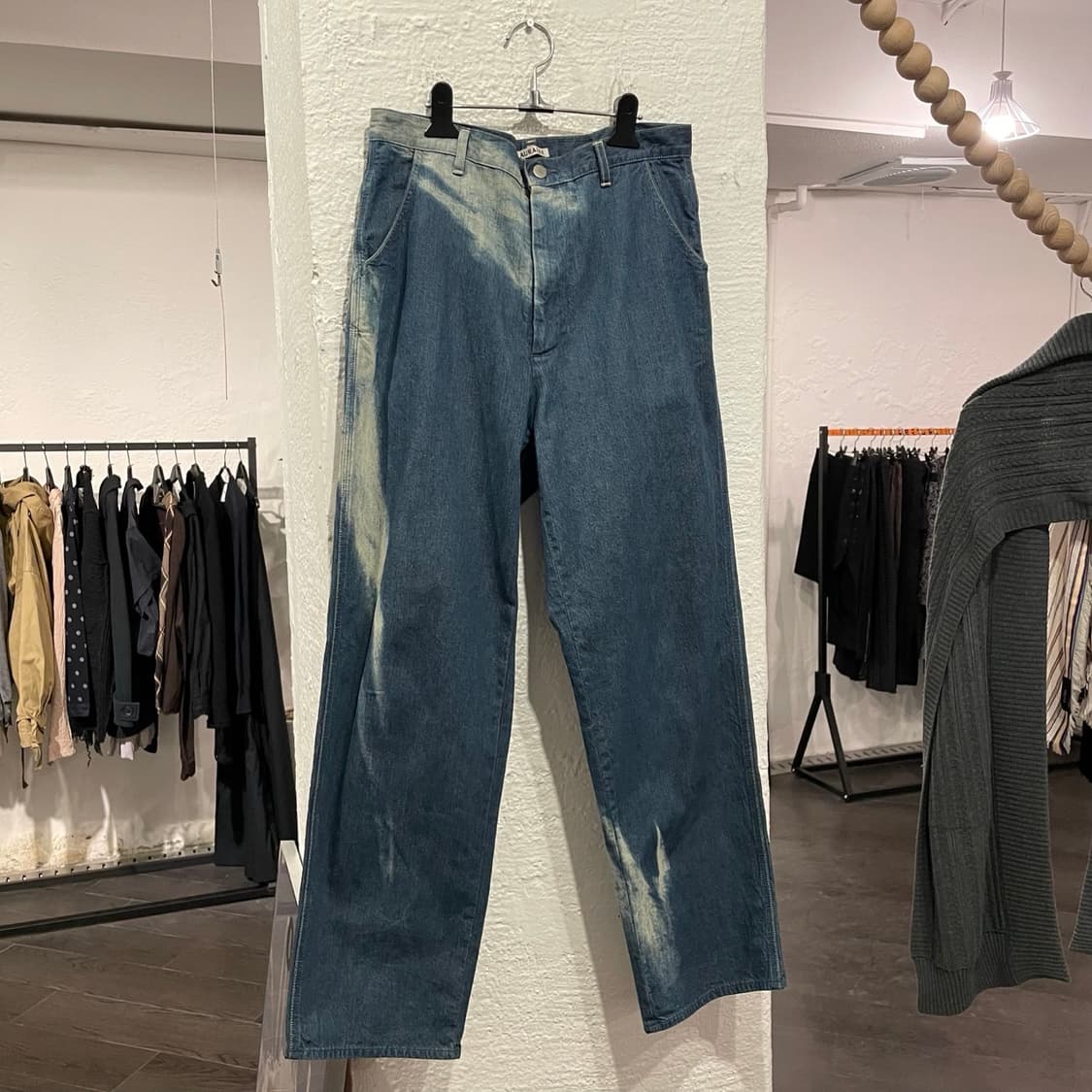 오라리 선페이드 데님 팬츠 상품이미지1