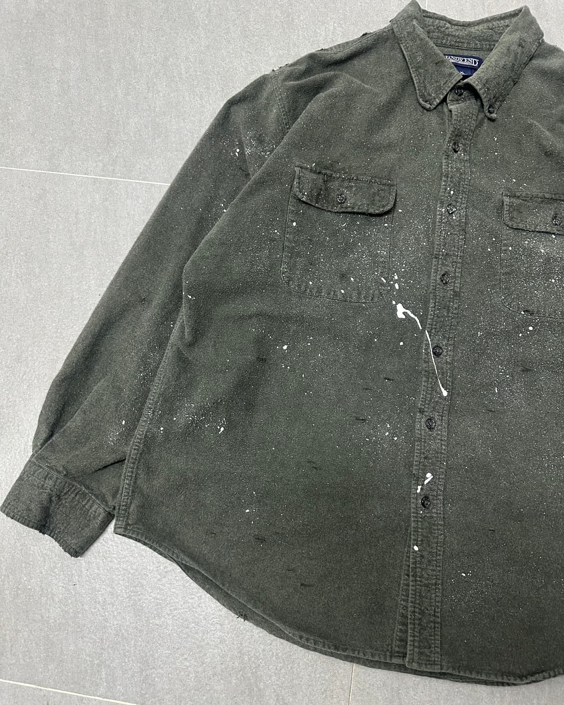 (2XL)빈티지 울 커스텀 셔츠-M2004 상품이미지2