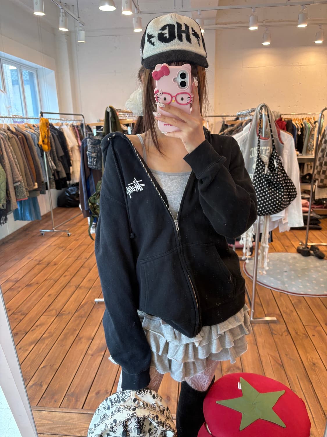 스투시 베이직 후드집업 상품이미지3