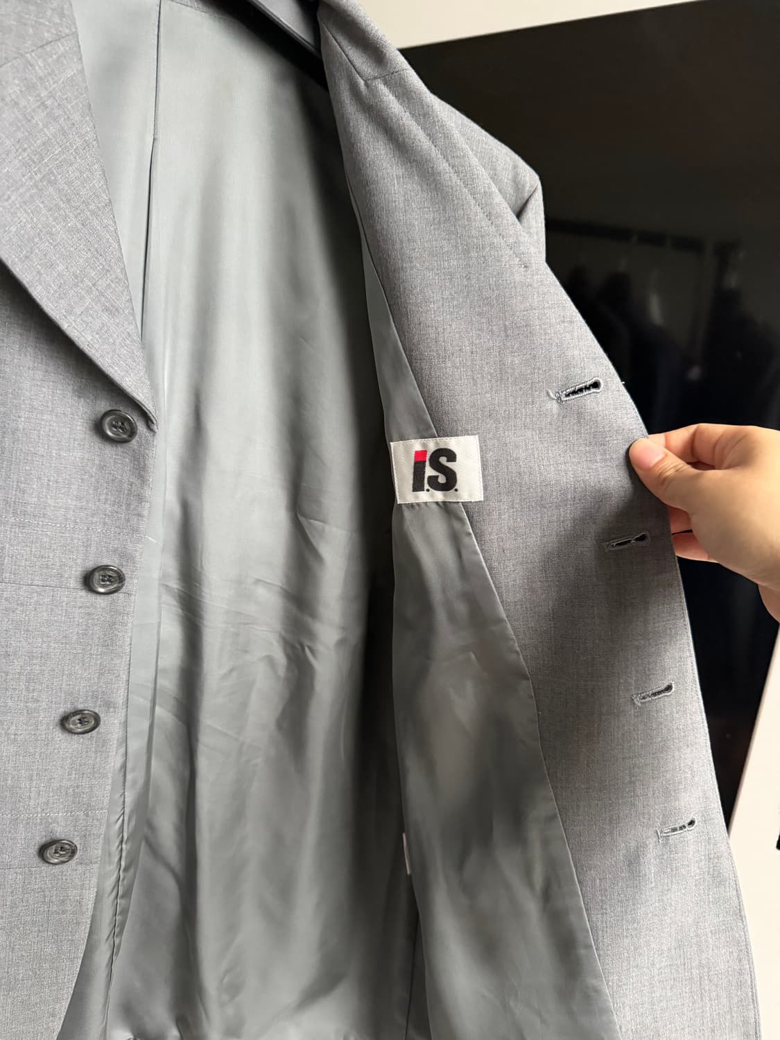 00s 이세이미야케 아카이브 츠모리 치사토 셔링 블레이져 자켓 상품이미지3