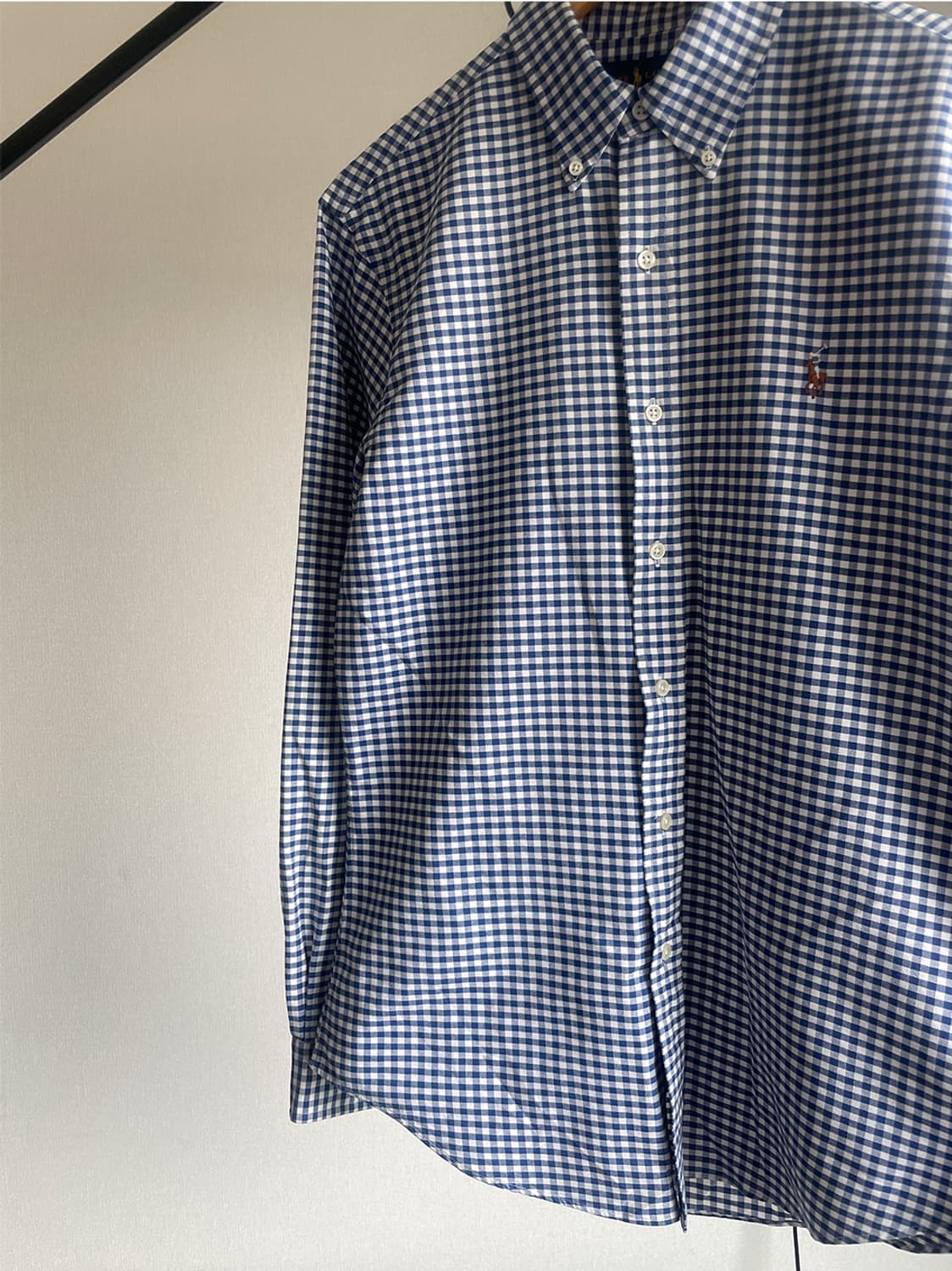 폴로 랄프로렌 블루 체크셔츠 상품이미지3