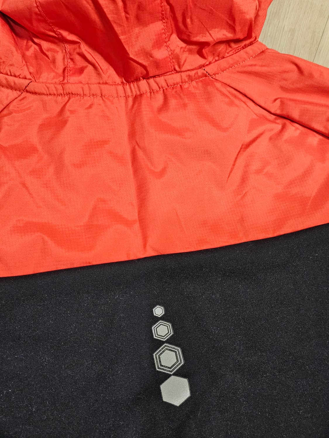 [M(90)] 미즈노 우븐 하이브리드 후드 저지 러닝 자켓 (새상품) 상품이미지5