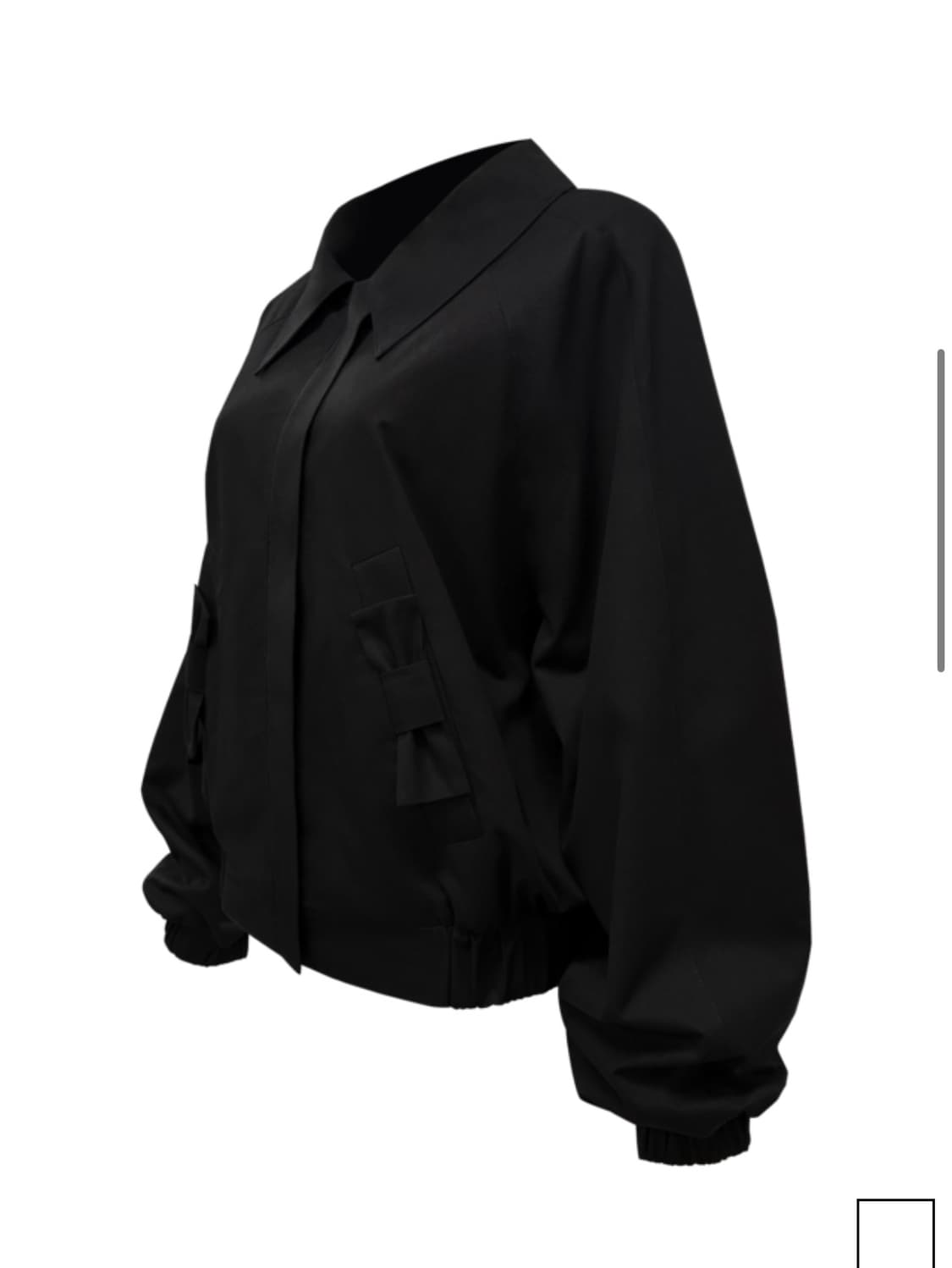 (새상품) 체메씨 자켓 BOW RAGLAN COTTON JACKET 상품이미지3