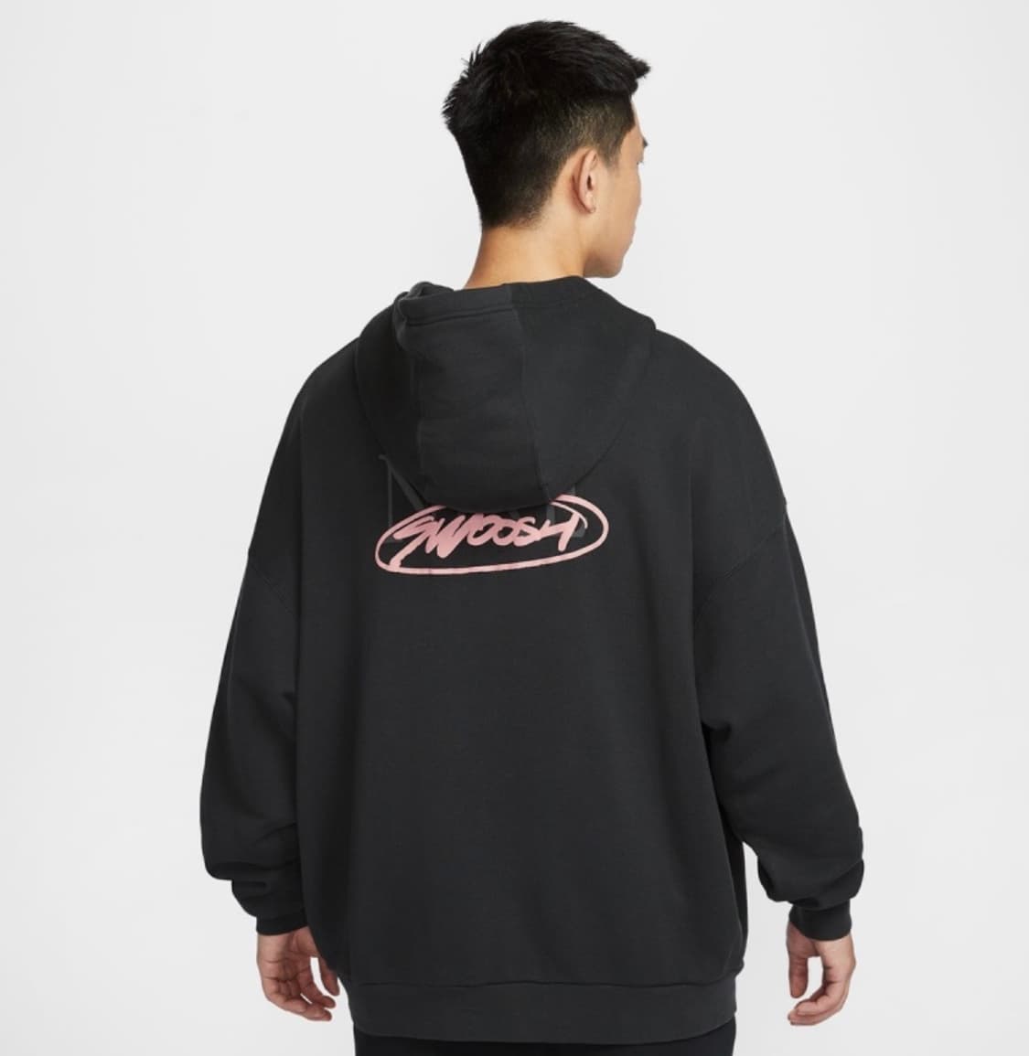 나이키 맨 나이키 클럽 오버사이즈 프렌치 테리 풀오버 후디 [블랙-M] 상품이미지3