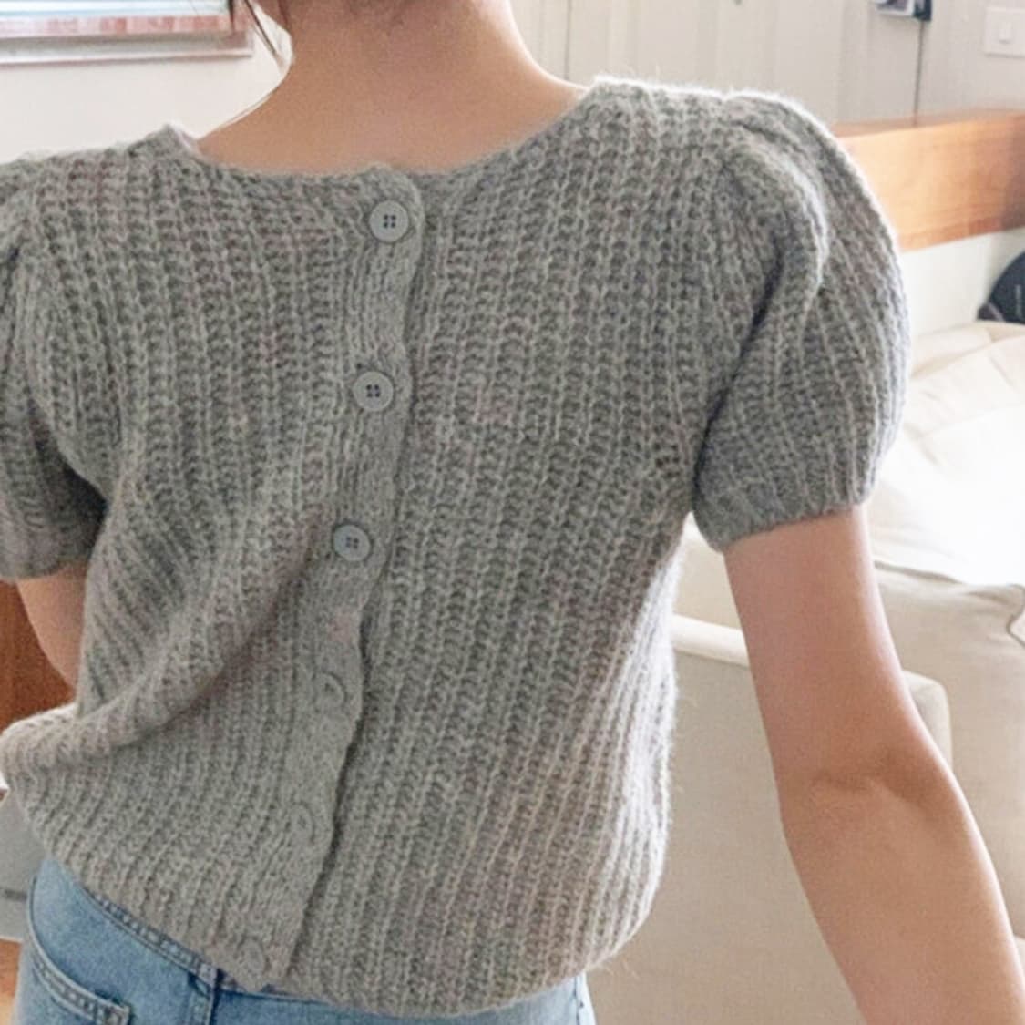 컴히얼(COME HERE) 보네뒷단추 투웨이니트 55-66 새상품 상품이미지3