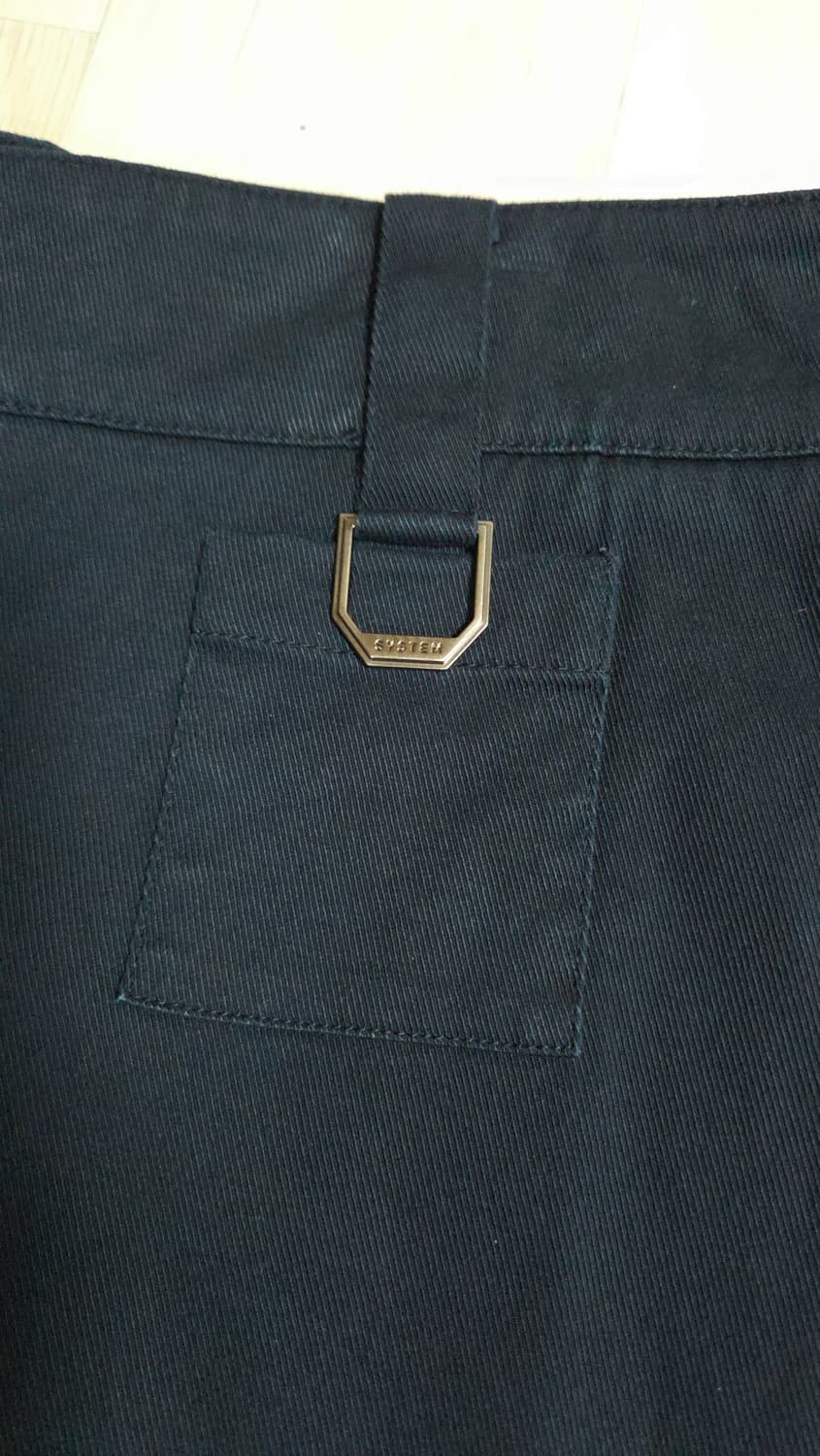 (착샷) 시스템 워크팬츠 크롭 트윌  상품이미지2