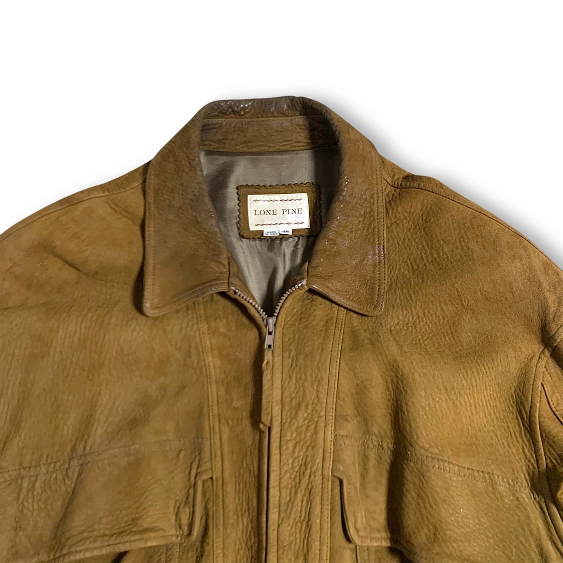 [XL] 80s LONE PINE USA Leather jacket 상품이미지2