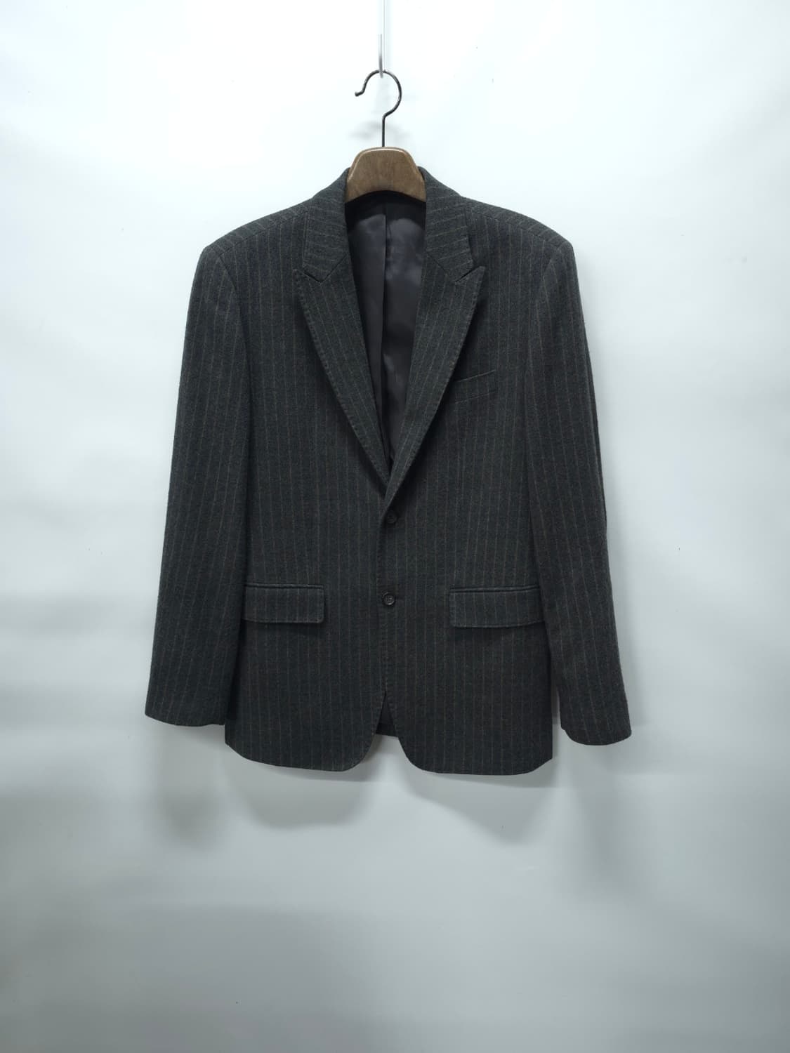 솔리드옴므(우영미) 울100% 스트라이프 블레이져 상품이미지1