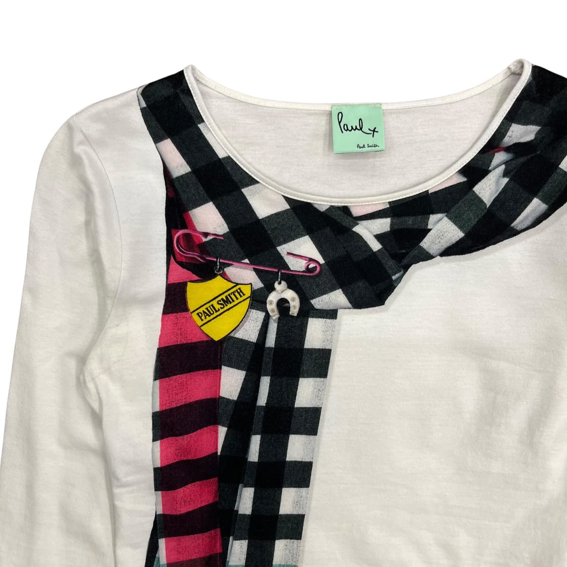 Paul Smith, Muffler White T Shirt 상품이미지4