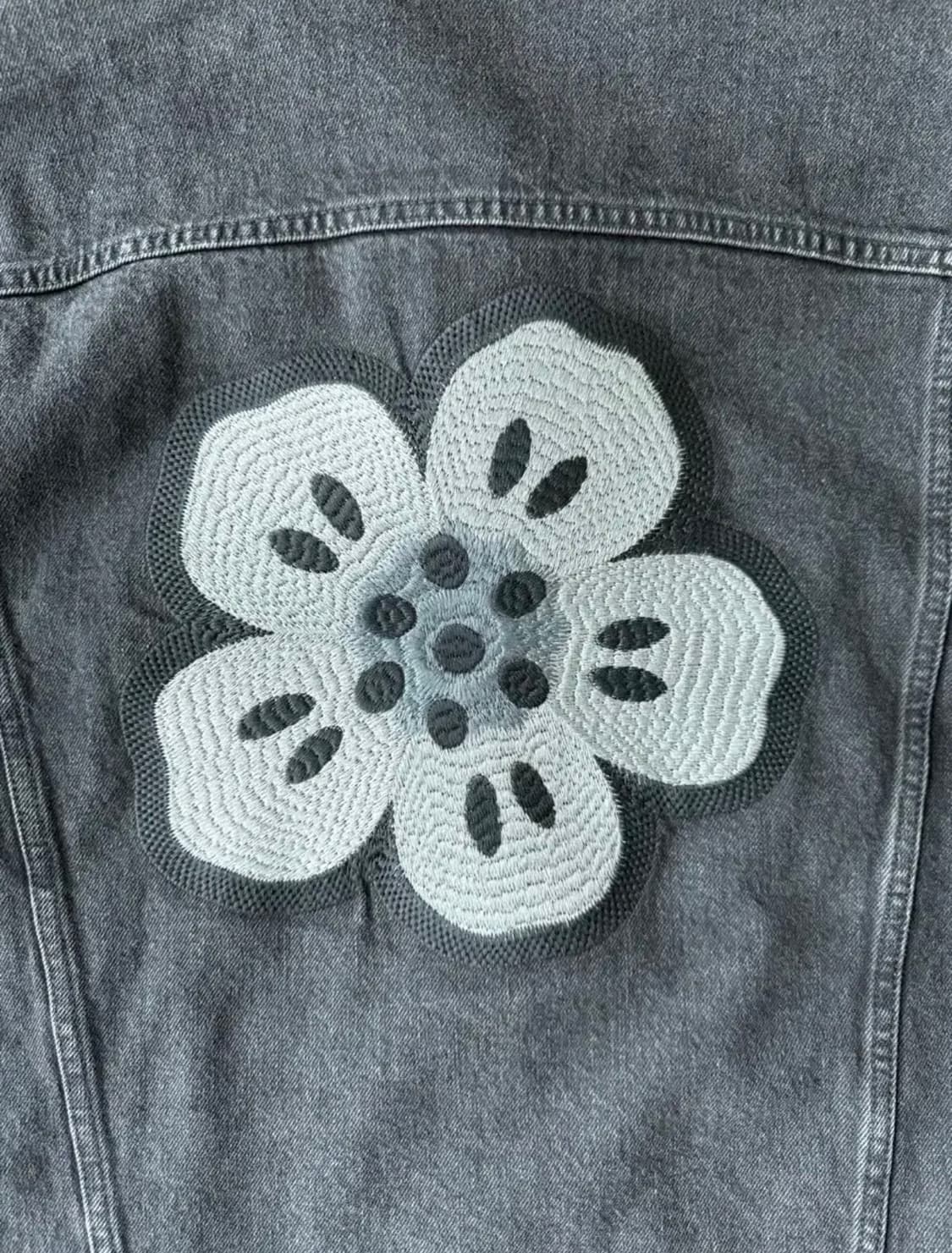 [XL] 겐조 KENZO 흑청 데님자켓 상품이미지4