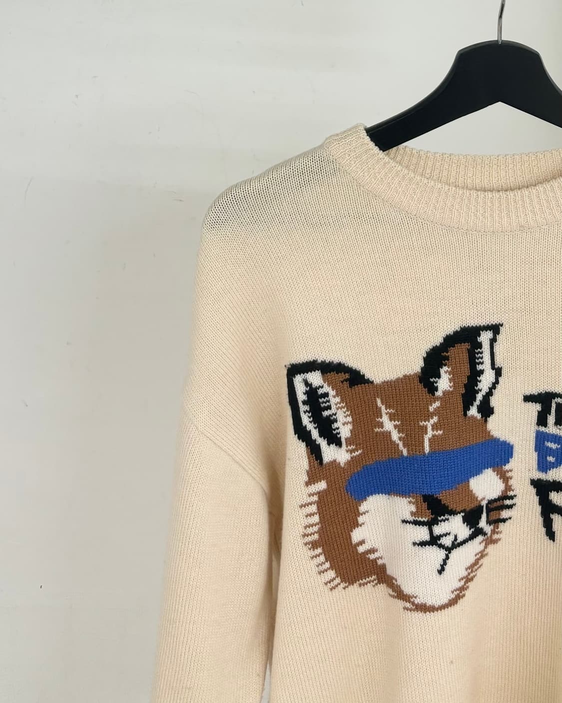 아더에러 x 메종 키츠네 블루 폭스 울 니트 상품이미지3