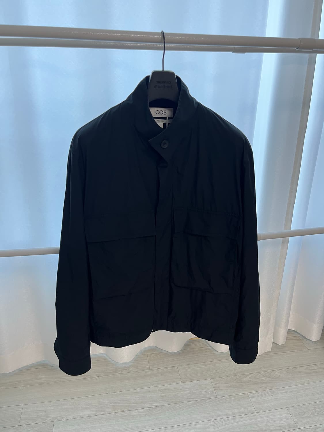 코스 라이트웨이트 유틸리티 오버셔츠 블랙 L 상품이미지2