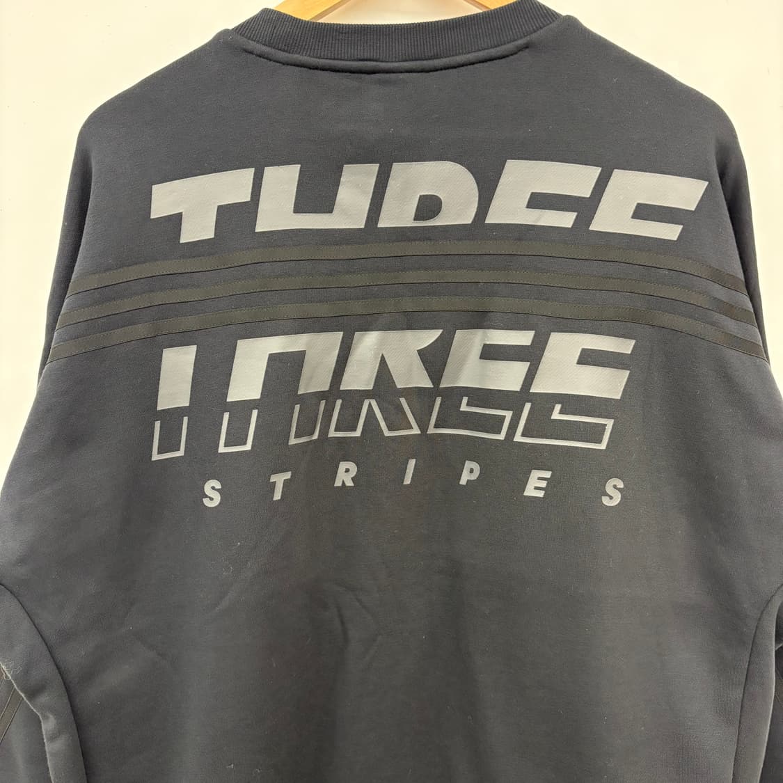 아디다스 블랙 기모 맨투맨 티셔츠 남XL 상품이미지6