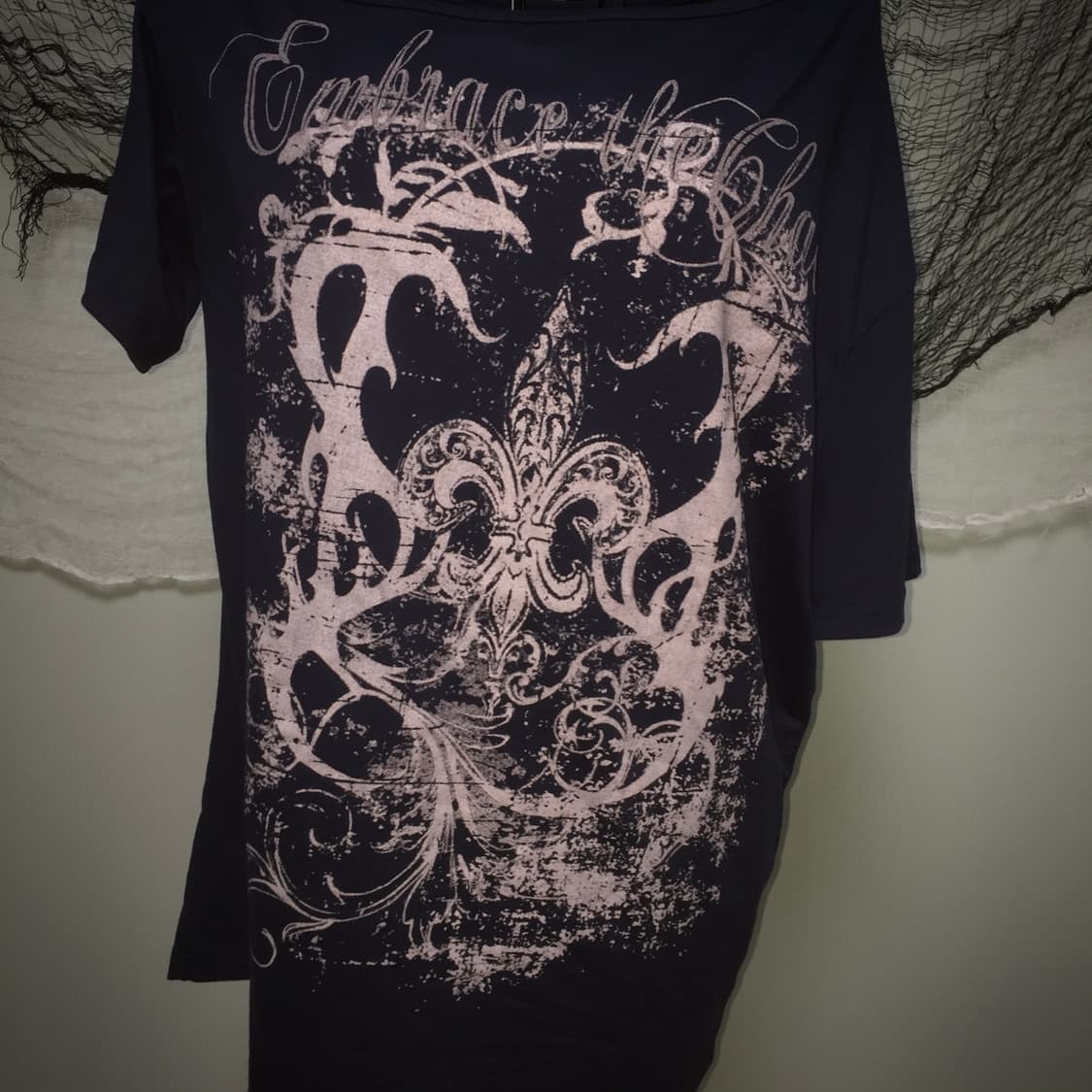 Y2k lettering off T 상품이미지3