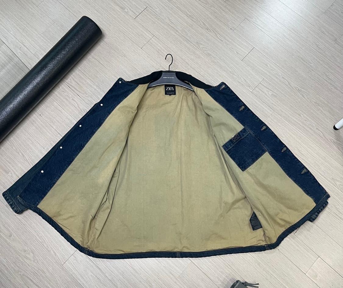 Zara 자라 데님헌팅자켓 L  상품이미지5