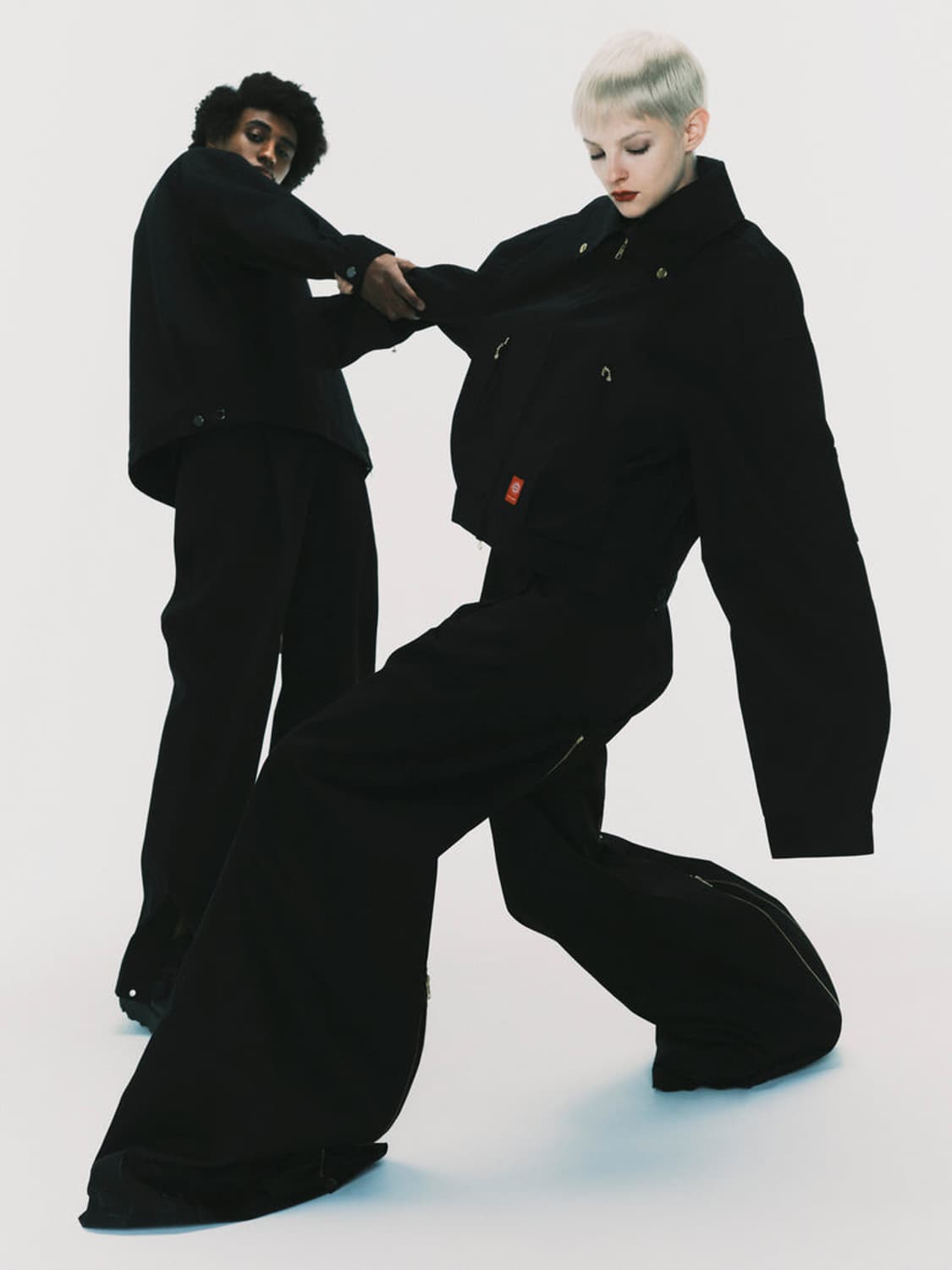 후미토간류x디키즈 디스토션 아이젠하워 자켓 s 상품이미지5