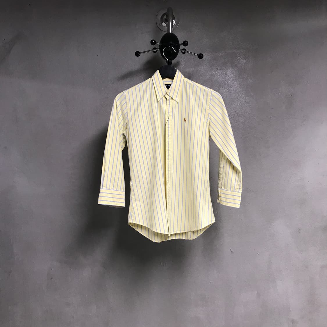 폴로 랄프로렌 스트라이프 셔츠 옐로 2(W) 상품이미지1