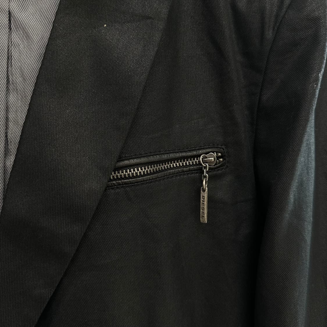 디젤 양가죽 디자인 코팅 자켓 상품이미지3