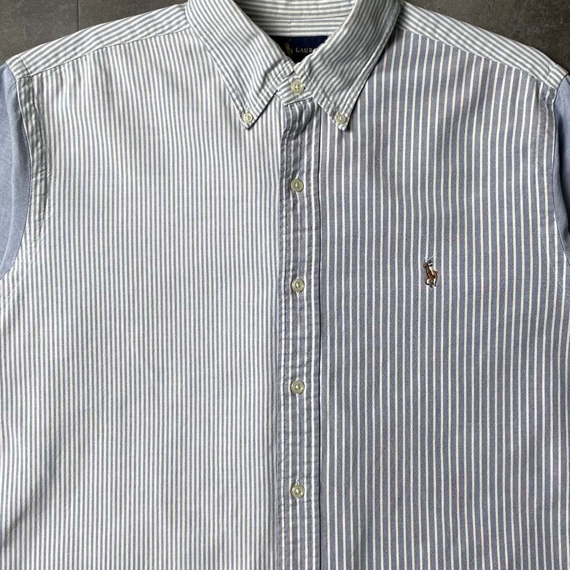 RALPH LAUREN 랄프로렌 블루 스트라이프 셔츠 A01067 상품이미지3