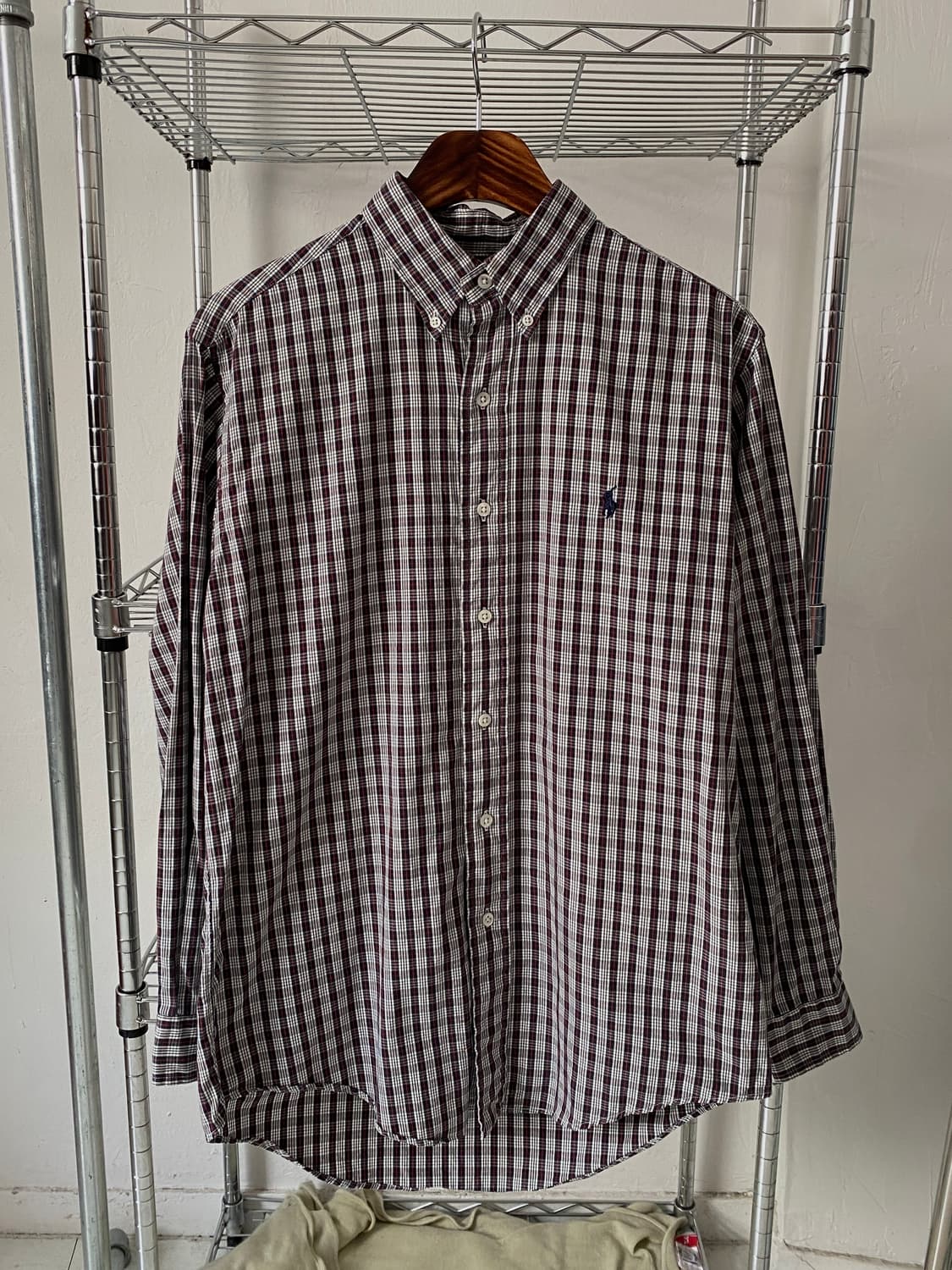 폴로 랄프로렌 체크 셔츠 (Man M) AB1694 상품이미지2