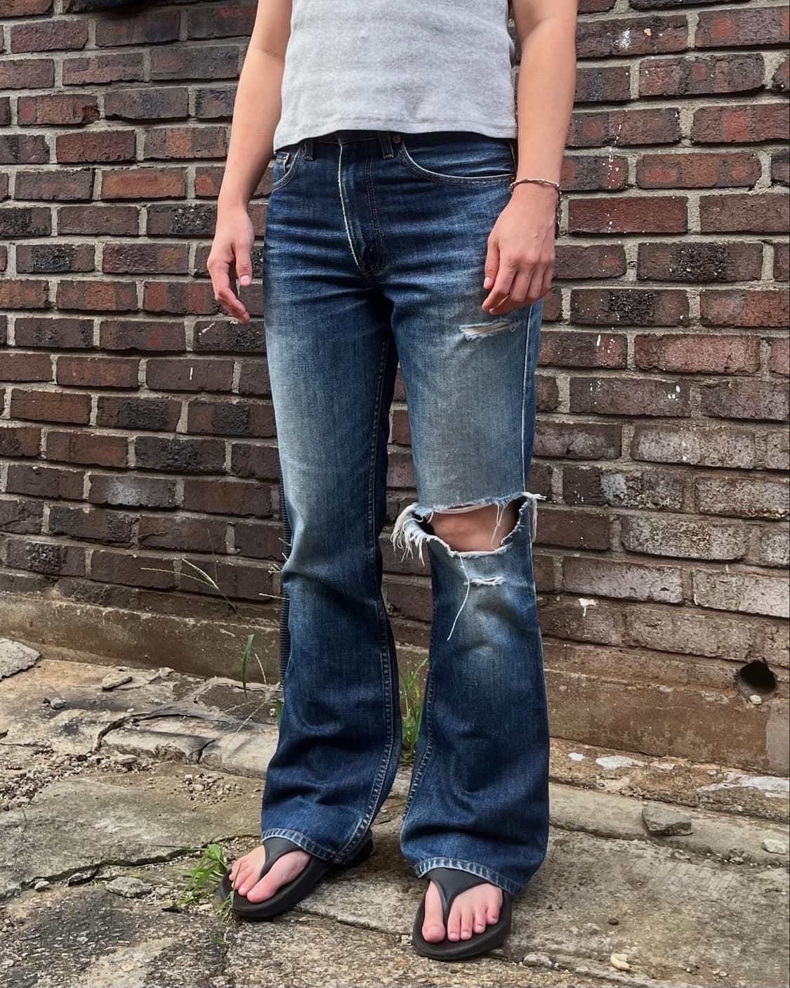90s Levi’s 517 flare jean 상품이미지2