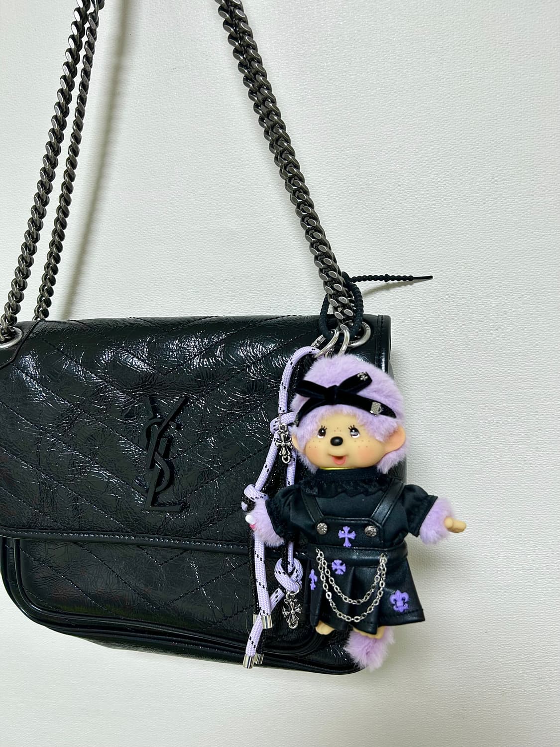 (8)정품몬치치💜힙한퍼플 고스걸 커스텀키링 상품이미지6