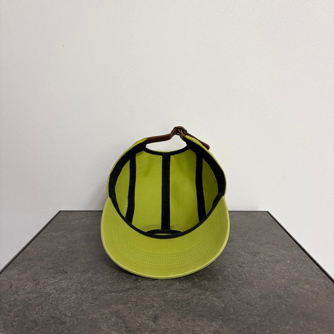 (OS) 슈프림 박스로고 캠프캡 모자 22SS 워시드 다크 라임 상품이미지5