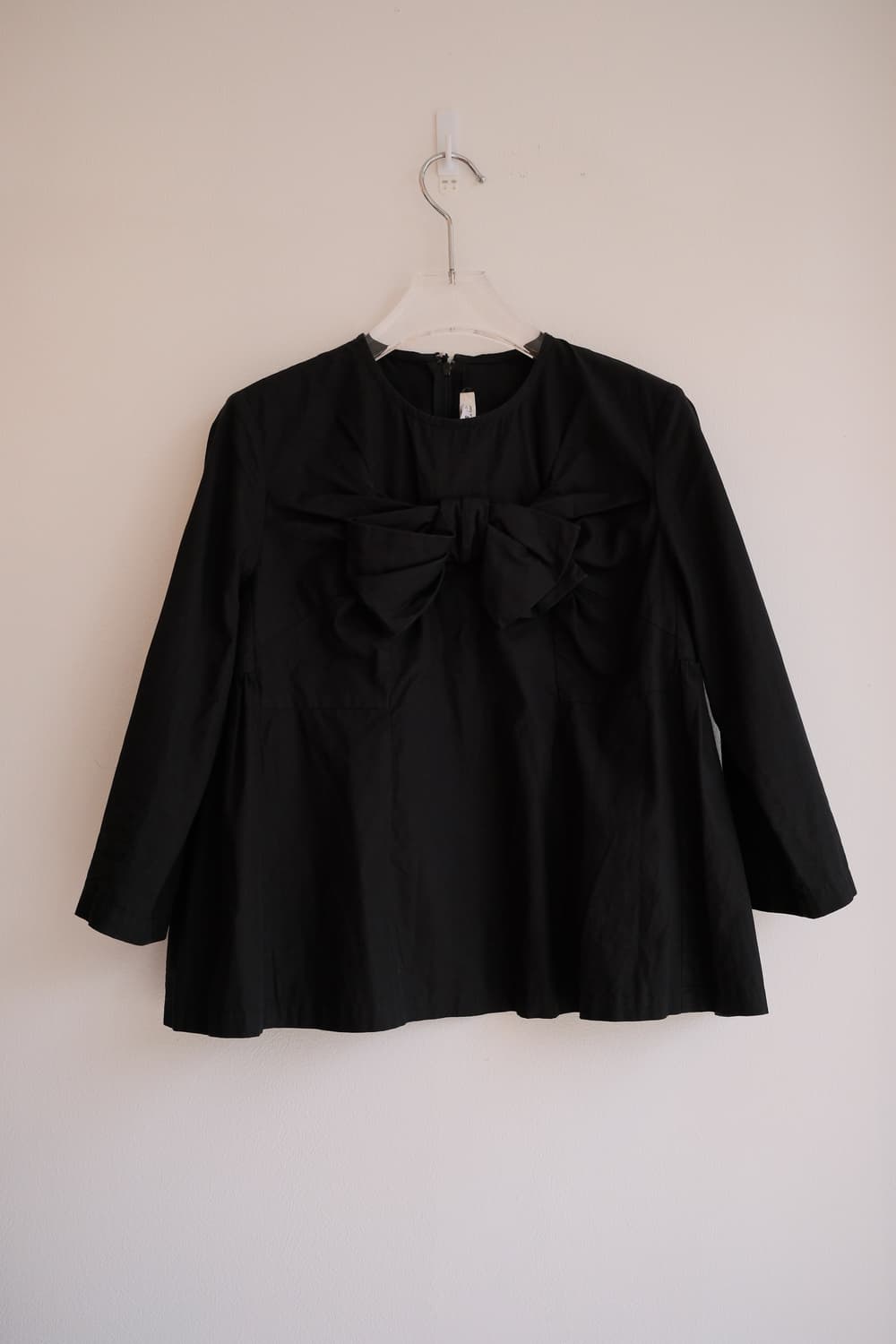 Big ribbon side shirring top 상품이미지5
